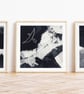 Flight 1 Square Art Print - Abstract Moments Collection - Image 2