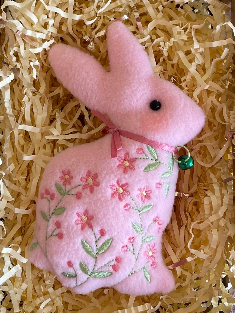 Embroidered Easter Bunny