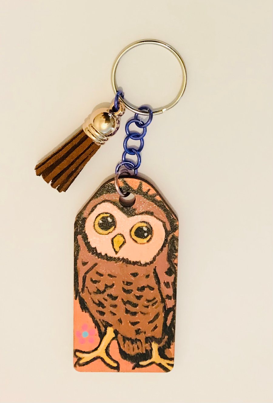 Owl keyring