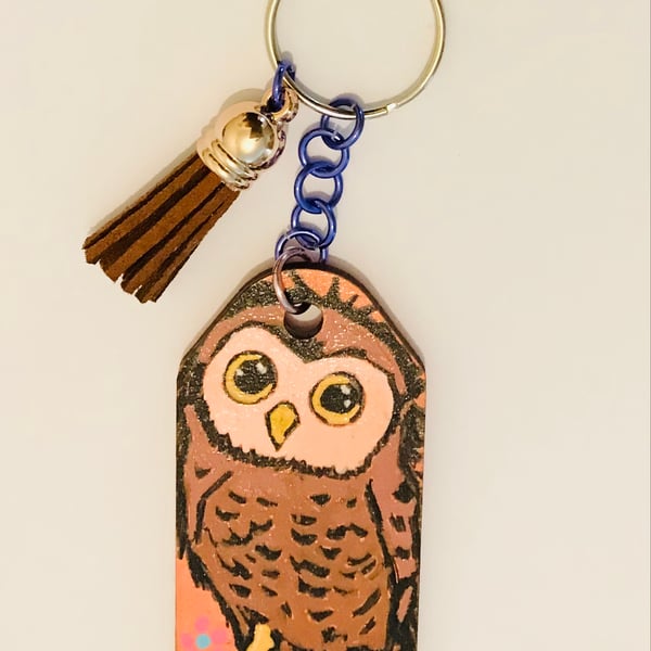 Owl keyring