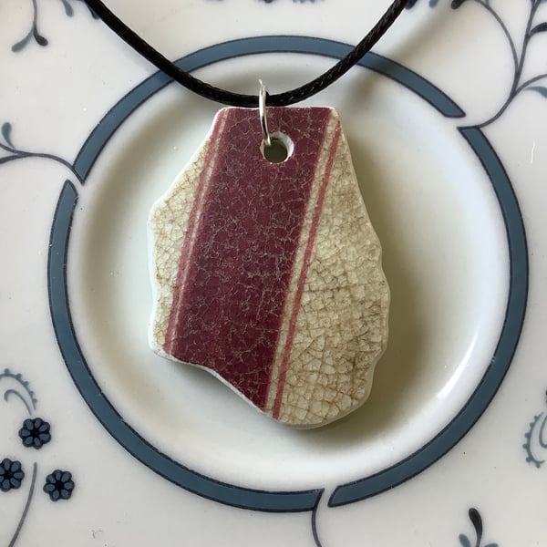 Handmade Ceramic Pendant One of a Kind Unique or Hanging Decoration