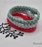 Hawthorn - Handmade Recycled Cotton Yarn Bracelet - Medium - Limited Edition - Image 1