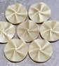 32mm Vintage Swirl Buttons pre 1960's ( 1 and 1 4") - Image 1