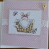 Sale - Rabbit in Basket Card