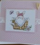 Sale - Rabbit in Basket Card - Image 1