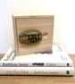 WOODEN TRINKET BOX EMBELLISHED WITH CERAMIC HANDLE FEATURING STANDING STONES - Image 4