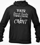Your Secret Santa Thinks You're A ...Funny Novelty Christmas HOODIE xmas gift - Image 3