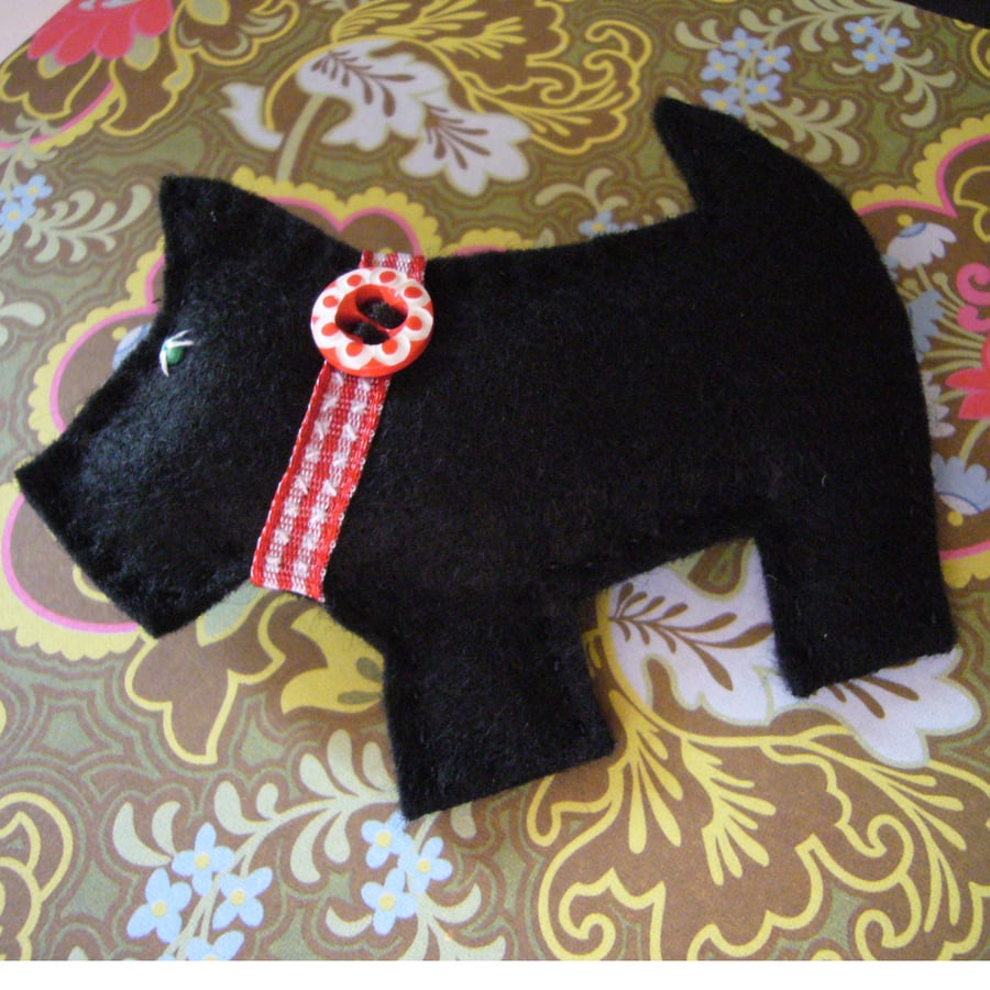 Felt Scottie Dog