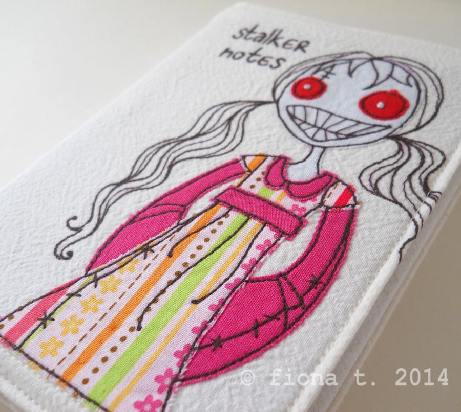 freehand embroidered stalker zombie sketchbook