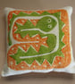 Handprinted Snake Lavender Bag - Image 2