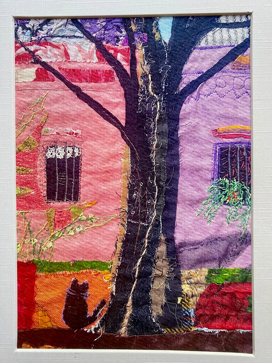 Below the jacaranda tree, original at print