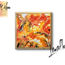 Handmade Acrylic Fluid Art - Original Abstract Painting