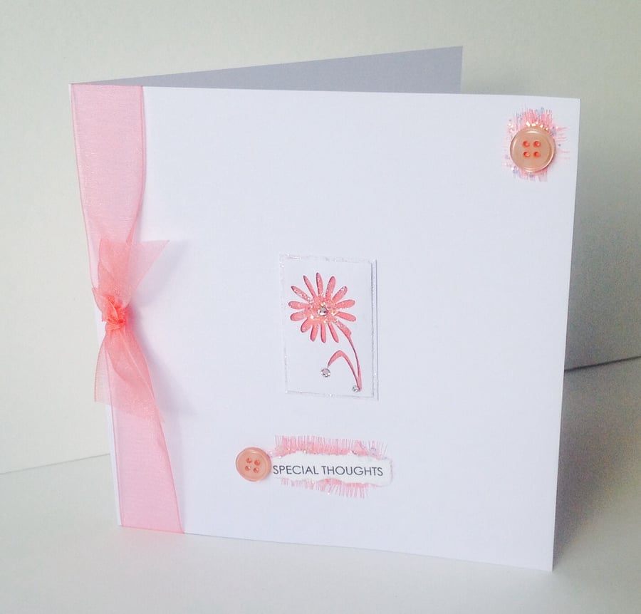 Greeting Card,Special Thoughts,Can Be Personalised,Handmade Card