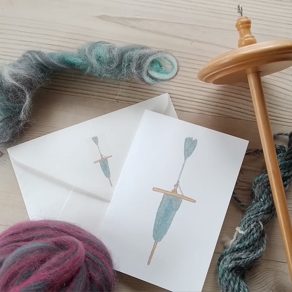 Hand Sewn Notebook with Original Drop Spindle Design