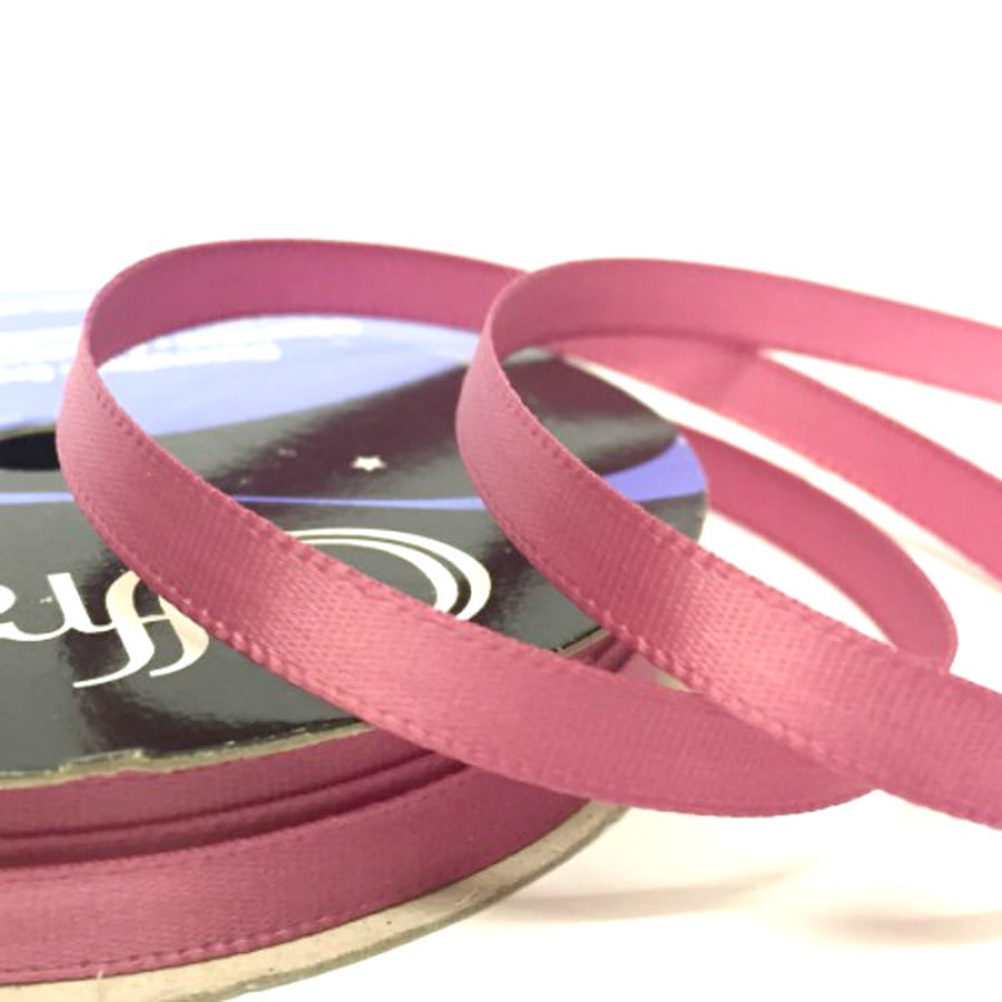 Rose Single Face Satin Ribbon