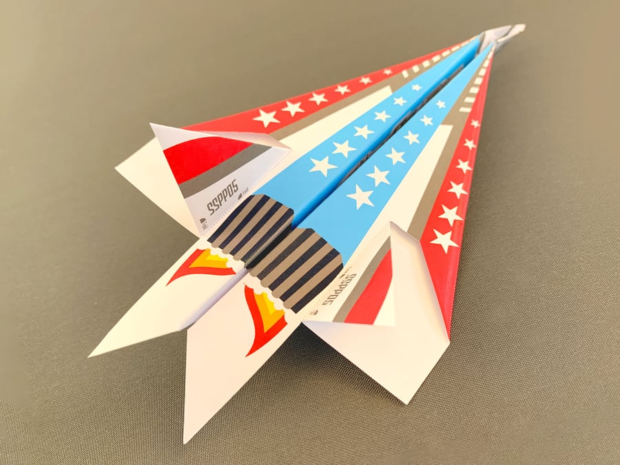 Paper Plane Printables - Make it yourself, Star Skidders Galaxy... Flying Toy