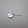 Pure Heart - Fine Silver Heart Necklace, Karen Hill Tribe Silver