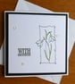 Sympathy Card - Snowdrops - Image 10