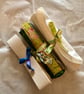 Green & Blue Batik Fabric Tote Bag Sewing Kit - Image 5