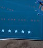 9 pack '5 star dad' gift tags, blue 