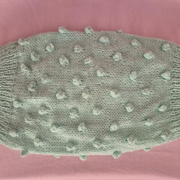Hand knitted dog coat 