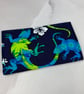 Gecko card case, Lizard travel pass holder, Handmade - Image 4