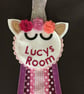 Unicorn Door hanger - Personalised - Image 1