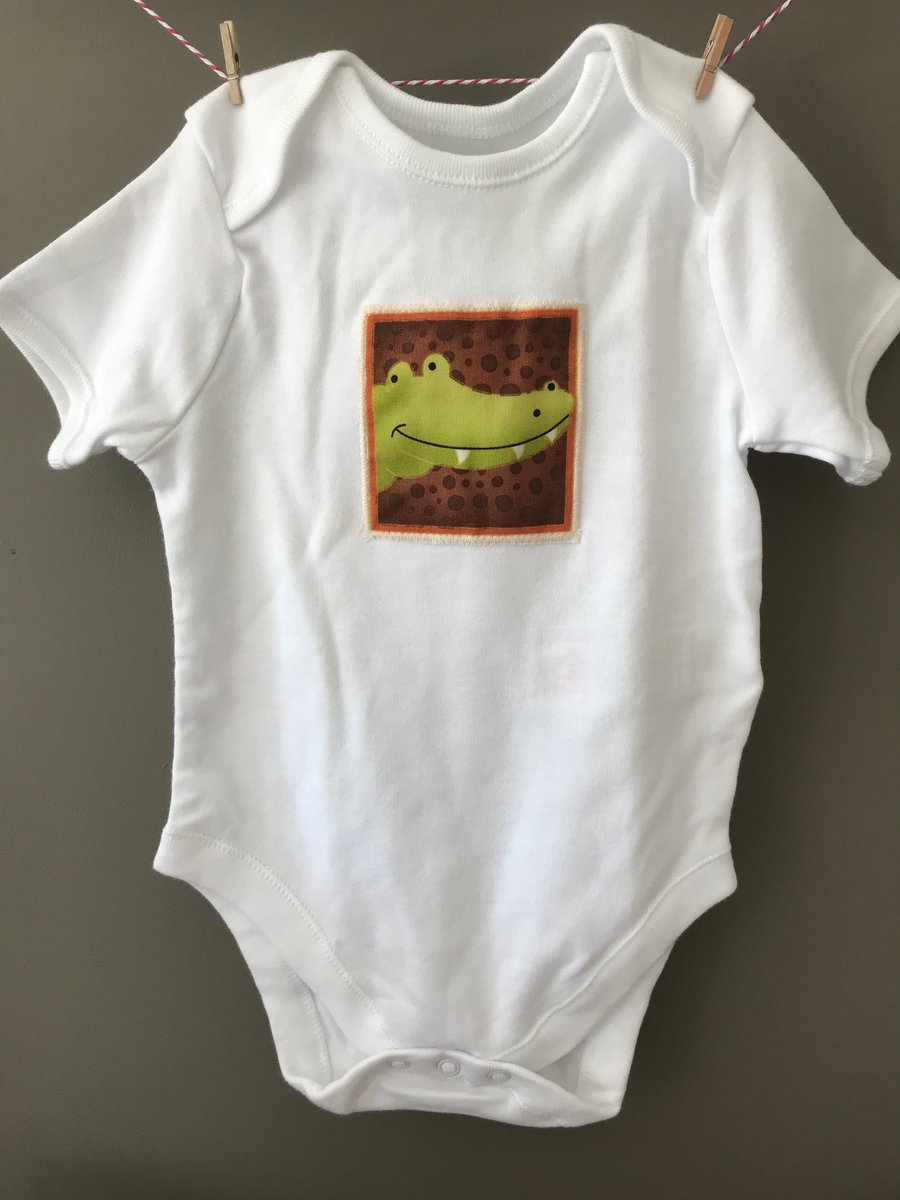 Crocodile babygrow for a 9-12 month old