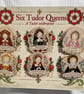 Six Tudor Queens Wooden Pin Badge Gift Set – Tudor History Collector's Gift - Image 1