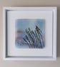 Grasses framed art glass panel - Image 4