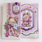 Cute Blank Bunny Zigzag Card – For Some Bunny Special 