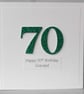 Handmade 30th birthday card - can be personalised with any age and message - Image 4