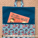 Child’s Reading Book Cushion COVER with FREE Book
