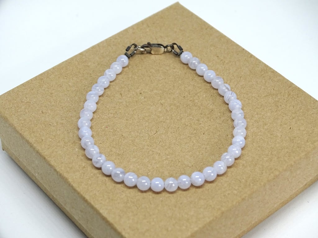 Blue Lace Agate Bracelet