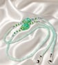 Pastel Green & Glass Eye Glass Chain - Image 1