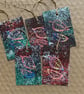 Gift or Product Tags - 5 per Pack Random Assorted Colours Red and Green