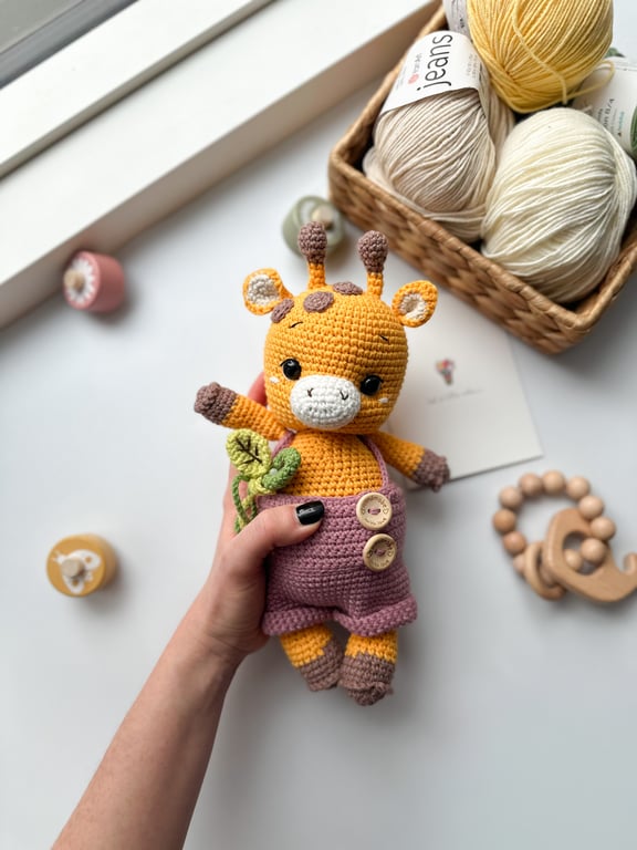 Handmade Crochet Giraffe