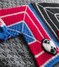 Handmade crochet hexi cardigan inspired by Spider-Man  - Image 7
