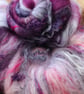 50g Elderberry Crush Art Batt for Spinning & Felting - Image 2