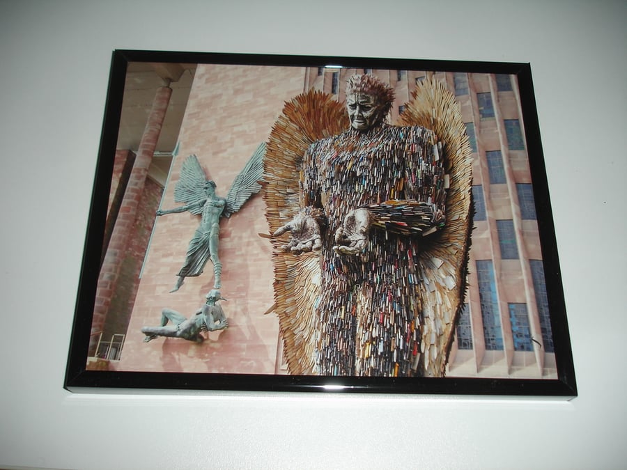 The Knife Angel At Coventry Cathedral Framed Photograph