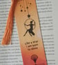 Handmade Bookmark Art Deco Inspired Born to Shine