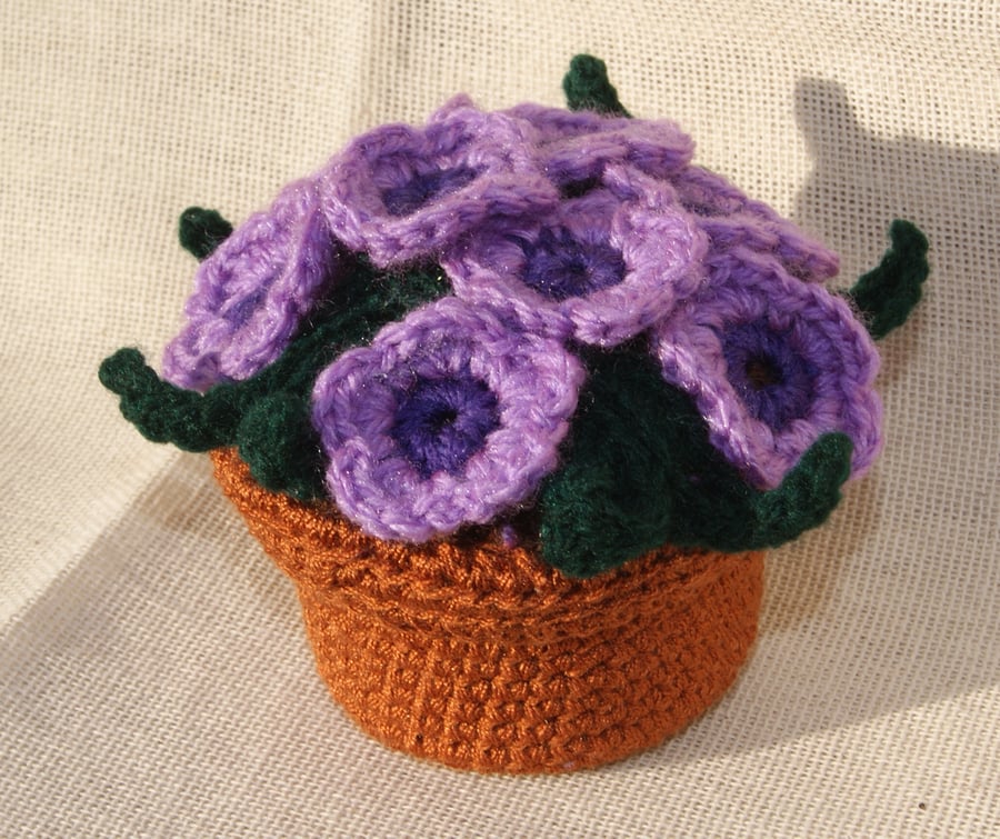 Crocheted Pot Plant