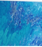 "Oceanic Bliss 1" Original Handmade Abstract Acrylic Painting - Image 4