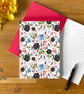 Dirty Dancing A5 Notebook – Hand-Drawn 80s Retro Gift with Recycled Paper - Image 1