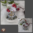 Magical Winter Wishing Well in a hanging Dome