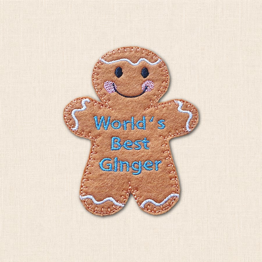 World's Best Ginger Decoration - Funny Gingerbread Keepsake