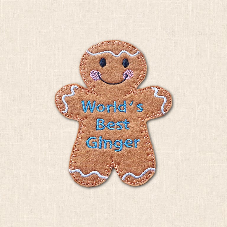 World's Best Ginger Decoration - Funny Gingerbread Keepsake
