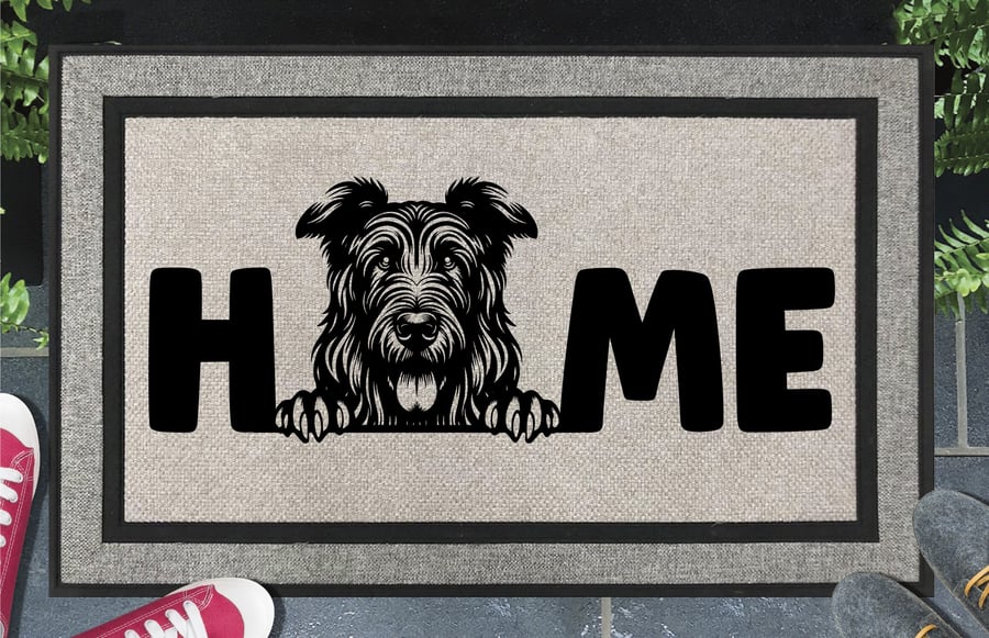 Irish Wolfhound Home Door Mat No.2 - All Weather Doormat - 45x70cm 