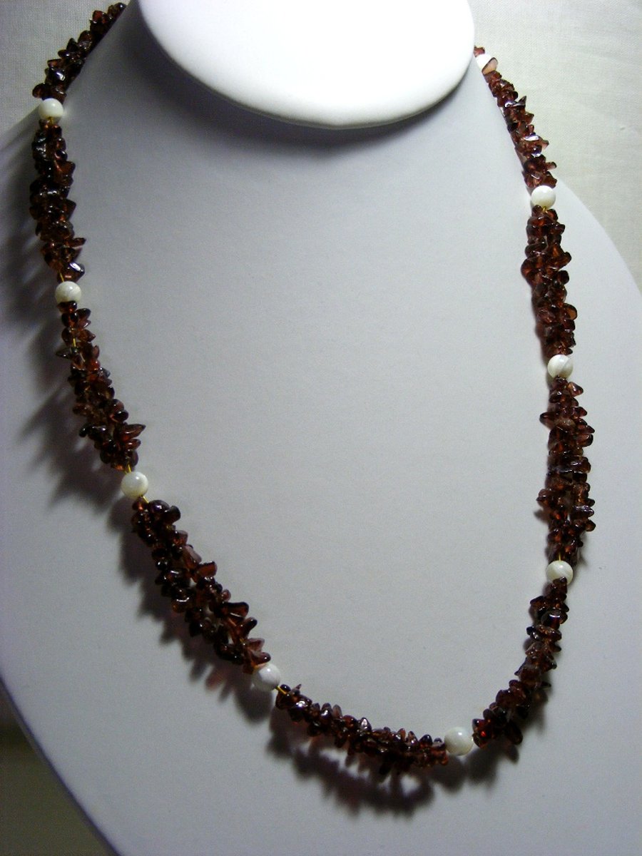 Garnet Gemstone Necklace