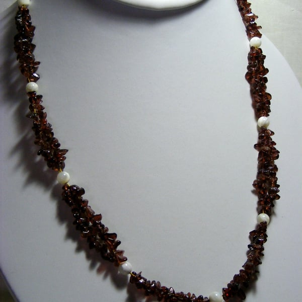 Garnet Gemstone Necklace